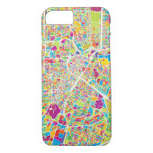 Houston, Texas | Neon Map Case-Mate iPhone Case (Achterkant)