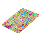 Houston, Texas | Neon Map Magneet (Linkerzijde)