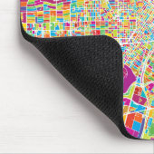 Houston, Texas | Neon Map Muismat (Hoek)