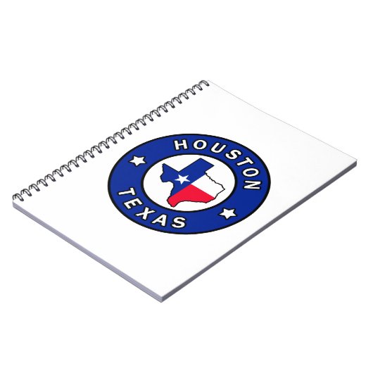 Houston Texas Notitieboek (Linkerzijde)