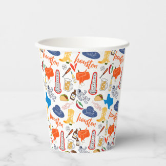 Houston Texas papieren bekers