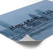 houston Texas Poster (Hoek)