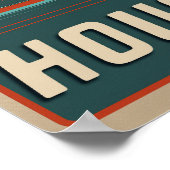 Houston, Texas -  Poster (Hoek)