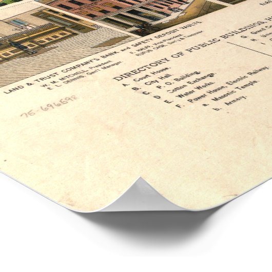 Houston, Texas Poster (Hoek)