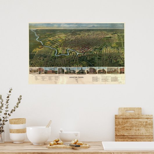 Houston, Texas Poster (Keuken)
