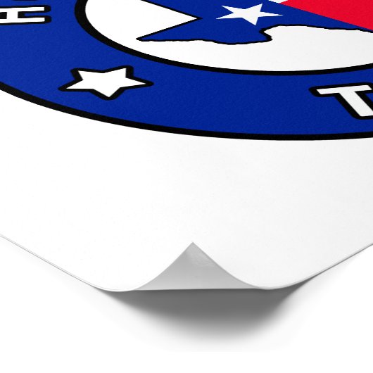 Houston Texas Poster (Hoek)