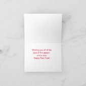 Houston Texas Prettige feestdagen Wenskaart (Binnen)