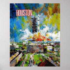Houston, Texas reisposter Poster