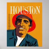Houston, Texas reisposter Poster (Voorkant)