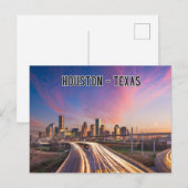 Houston, Texas Reissouvenir Briefkaart (Voorkant / Achterkant)