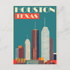 Houston, Texas, Reizen Briefkaart