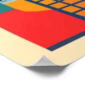 Houston, Texas, Reizen Poster (Hoek)