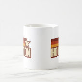Houston Texas Retro Star Design Koffiemok (Center)