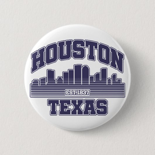 Houston, Texas Ronde Button 5,7 Cm (Voorkant)