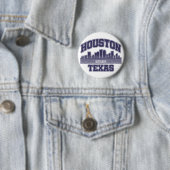 Houston, Texas Ronde Button 5,7 Cm (In situ)