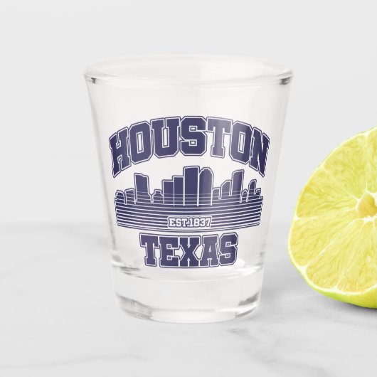 Houston, Texas Shot Glas (Voorkant)
