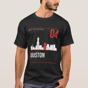 Houston Texas Silhouette ShiftTape Vol 04 T-shirt