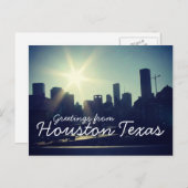 Houston Texas Skyline [2] (Briefkaart) Briefkaart (Voorkant / Achterkant)