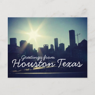 Houston Texas Skyline [2] (Briefkaart) Briefkaart