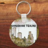 Houston Texas Skyline [Art] (Sleutelhanger) Sleutelhanger (Voorkant)