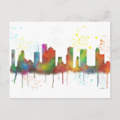 HOUSTON TEXAS SKYLINE BRIEFKAART (Voorkant)