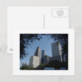 Houston Texas Skyline Briefkaart (Voorkant / Achterkant)