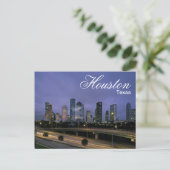 Houston Texas Skyline Briefkaart (Staand voorkant)