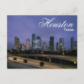 Houston Texas Skyline Briefkaart (Voorkant)