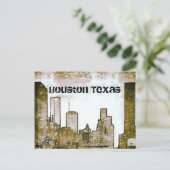 Houston Texas Skyline (Briefkaart) Briefkaart (Staand voorkant)