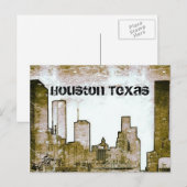 Houston Texas Skyline (Briefkaart) Briefkaart (Voorkant / Achterkant)