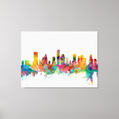 Houston Texas Skyline Canvas Afdruk (Voorkant)