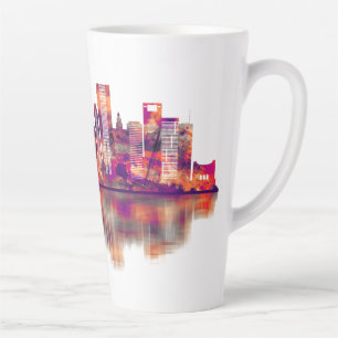 Houston Texas Skyline Latte Mok