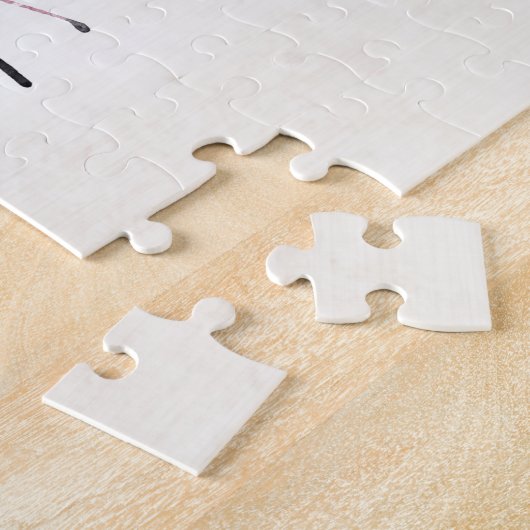 Houston Texas Skyline Legpuzzel (Zijkant)