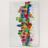 Houston Texas Skyline Legpuzzel (Verticaal)