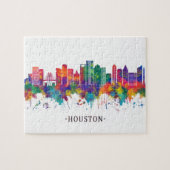 Houston Texas Skyline Legpuzzel (Horizontaal)