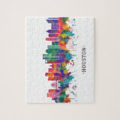 Houston Texas Skyline Legpuzzel (Verticaal)