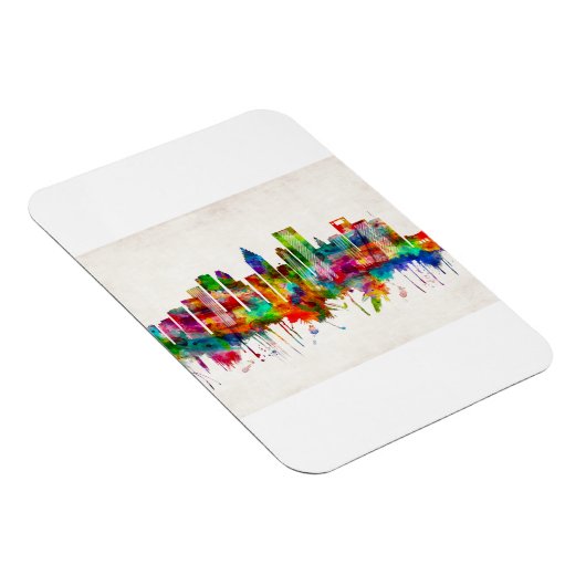 Houston Texas Skyline Magneet (Rechterzijde)