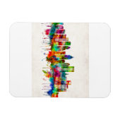 Houston Texas Skyline Magneet (Horizontaal)