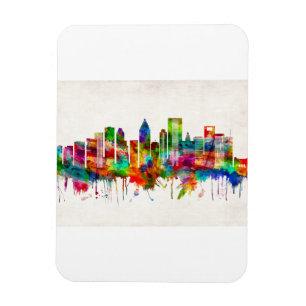 Houston Texas Skyline Magneet