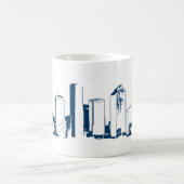 Houston, Texas Skyline, Marine - Line Art Koffiemok (Center)