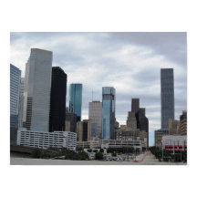 Houston, Texas Skyline - Poster