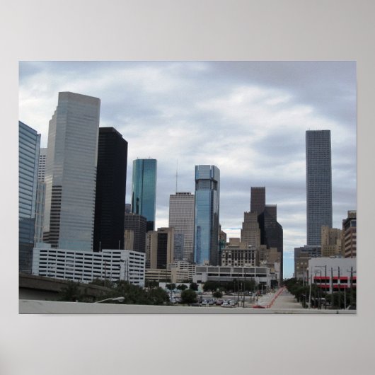 Houston, Texas Skyline - Poster (Voorkant)