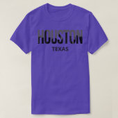 Houston Texas Skyline Pride I T-shirt (Design voorkant)