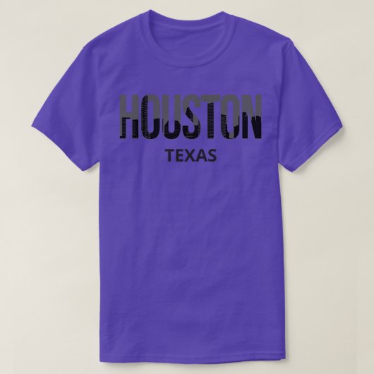 Houston Texas Skyline Pride I T-shirt (Design voorkant)
