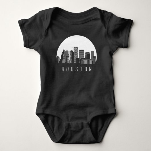 Houston Texas Skyline Romper (Voorkant)