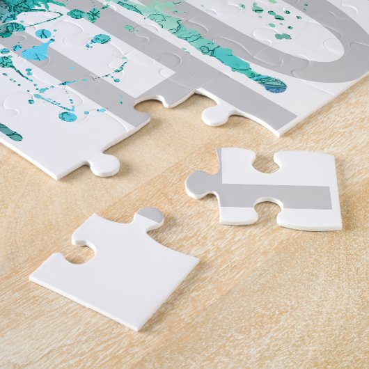 Houston, Texas Skyline - SG Oerwoud Legpuzzel (Zijkant)