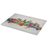 Houston Texas Skyline Snijplank (Hoek)