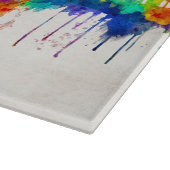 Houston Texas Skyline Snijplank (Hoek)