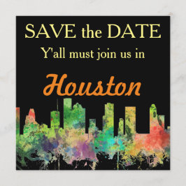 HOUSTON TEXAS SKYLINE SP - SAVE THE DATE