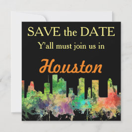 HOUSTON TEXAS SKYLINE SP - SAVE THE DATE